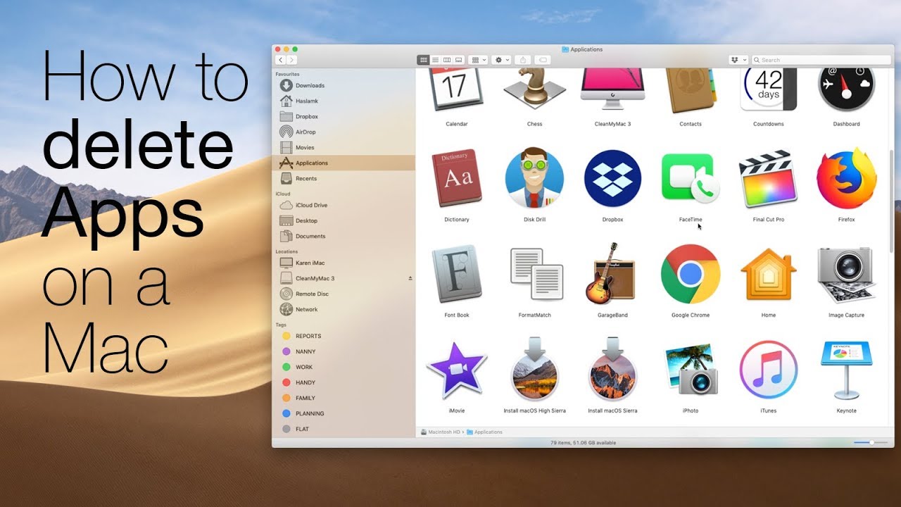 How To Delete An App On Mac Pro